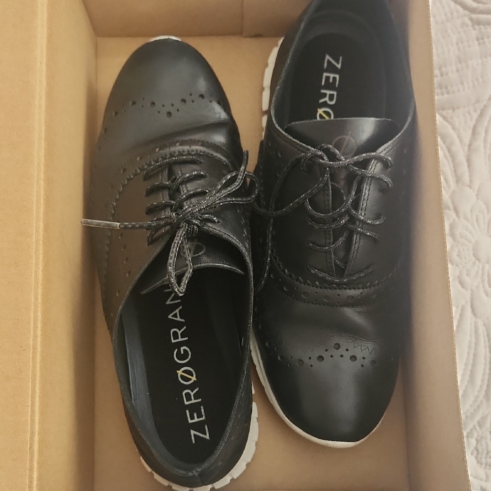 Cole Haan Black Oxford Shoes